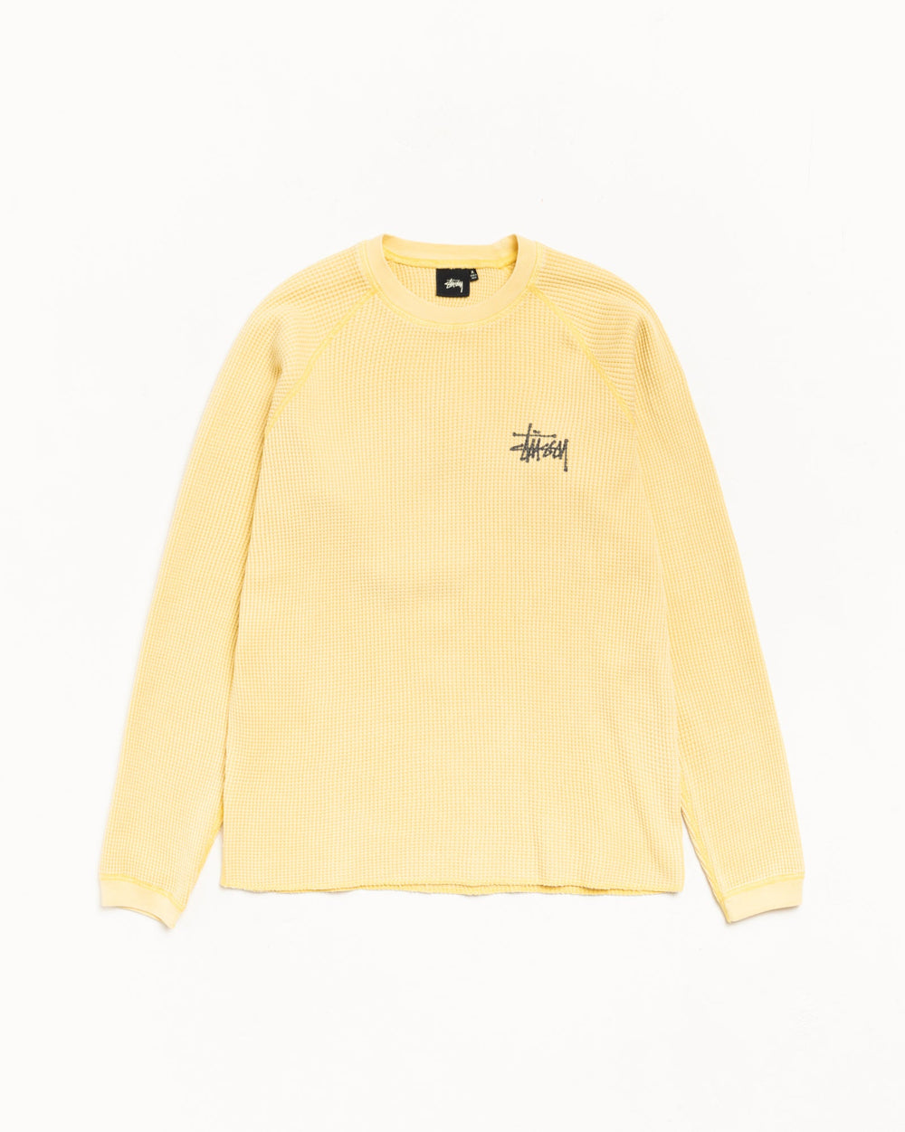 Basic Stüssy Thermal Long Sleeve in Pale Yellow | product-card-slider