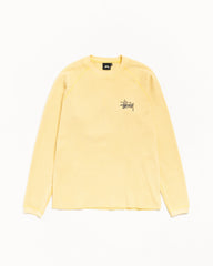 Basic Stüssy Thermal Long Sleeve in Pale Yellow | product-card-slider