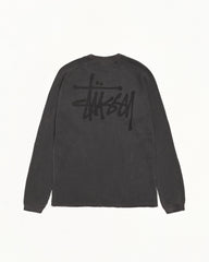Basic Stüssy Thermal Knit in Washed Black | hero:main:collection:button-ups,basic-tops,jerseys,new-arrivals,shirts,tops-shirts,all,tees,outerwear,denim,knits,accessories,sunglasses,hoodies,thermals,sweats,mens-hoodies-sweatshirts,shorts,pants,bottoms,crew-sweats,zip-ups,swim,sweatpants, | product-card-slider