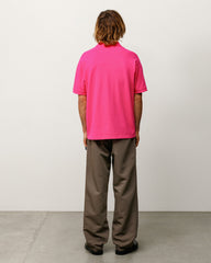 Classic Pique Polo shirt in pink, midweight cotton with rib-knit collar and cuffs.