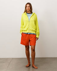 Light Weight Thermal Hood Unisex Long Sleeve In Lime
