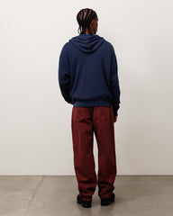 Light Weight Thermal Hood Unisex Long Sleeve In Navy