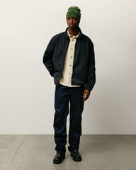 Lightweight Mock Jacket Mens Long Sleeve In Black