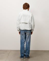 Lightweight Mock Jacket Unisex Long Sleeve In Bone