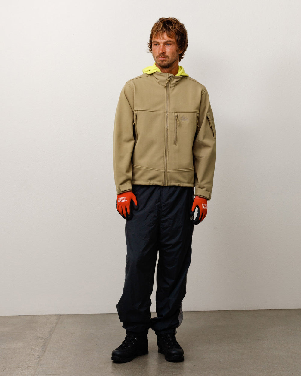 Soft Shell Jacket Unisex Long Sleeve In Coyote | product-card-slider