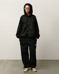 Double Cotton Hooded Jacket Mens Long Sleeve In Black | product-card-slider