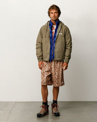 Stüssy Waxed Cotton Beach Shell unisex jacket in Olive | product-card-slider