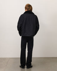 Convertible Deck Jacket Unisex Long Sleeve In Black