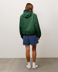 Coastline Hooded Jacket Unisex Long Sleeve In Forest