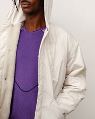 Flight Parka Unisex Long Sleeve In Bone