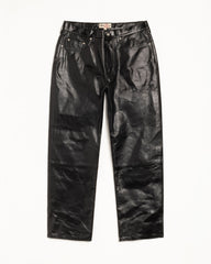 New Classic Jeans Leather Unisex Regular In Black | hero:main:collection:new-arrivals,shirts,tops-shirts,all,tees,outerwear,denim,knits,accessories,sunglasses,hoodies,sweats,mens-hoodies-sweatshirts,shorts,pants,bottoms,crew-sweats,zip-ups,swim,sweatpants,graphics,lazy-tees,swim,basic-9twenty,button-ups,shorts,cargos,denim-jeans,bottoms,bags,belts,wearables,gear,footwear,button-ups,basic-tops,jerseys,big-ol,classics,slim,jackets,all, | product-card-slider