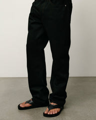 Slim Jean Denim pants in Raw Black Contrast Stitch