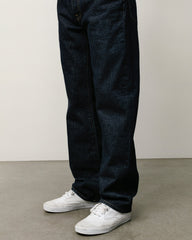 Slim Jean Denim bottoms in Rinsed Indigo, unisex slim fit 100% cotton