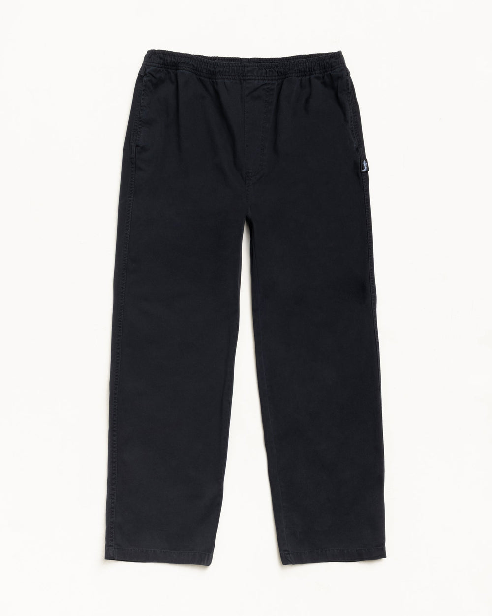 Beach Pant Cotton Twill Unisex In Black | hero:main:collection:new-arrivals,shirts,tops-shirts,all,tees,outerwear,denim,knits,accessories,sunglasses,hoodies,sweats,mens-hoodies-sweatshirts,shorts,pants,bottoms,crew-sweats,zip-ups,swim,sweatpants,graphics,lazy-tees,mens-swim,womens-swim,swim,basic-9twenty,button-ups,jerseys,thermals,shorts,trunks,cargos,denim-jeans,bottoms,bags,belts,wearables,gear,footwear,button-ups,basic-tops,jerseys, | product-card-slider