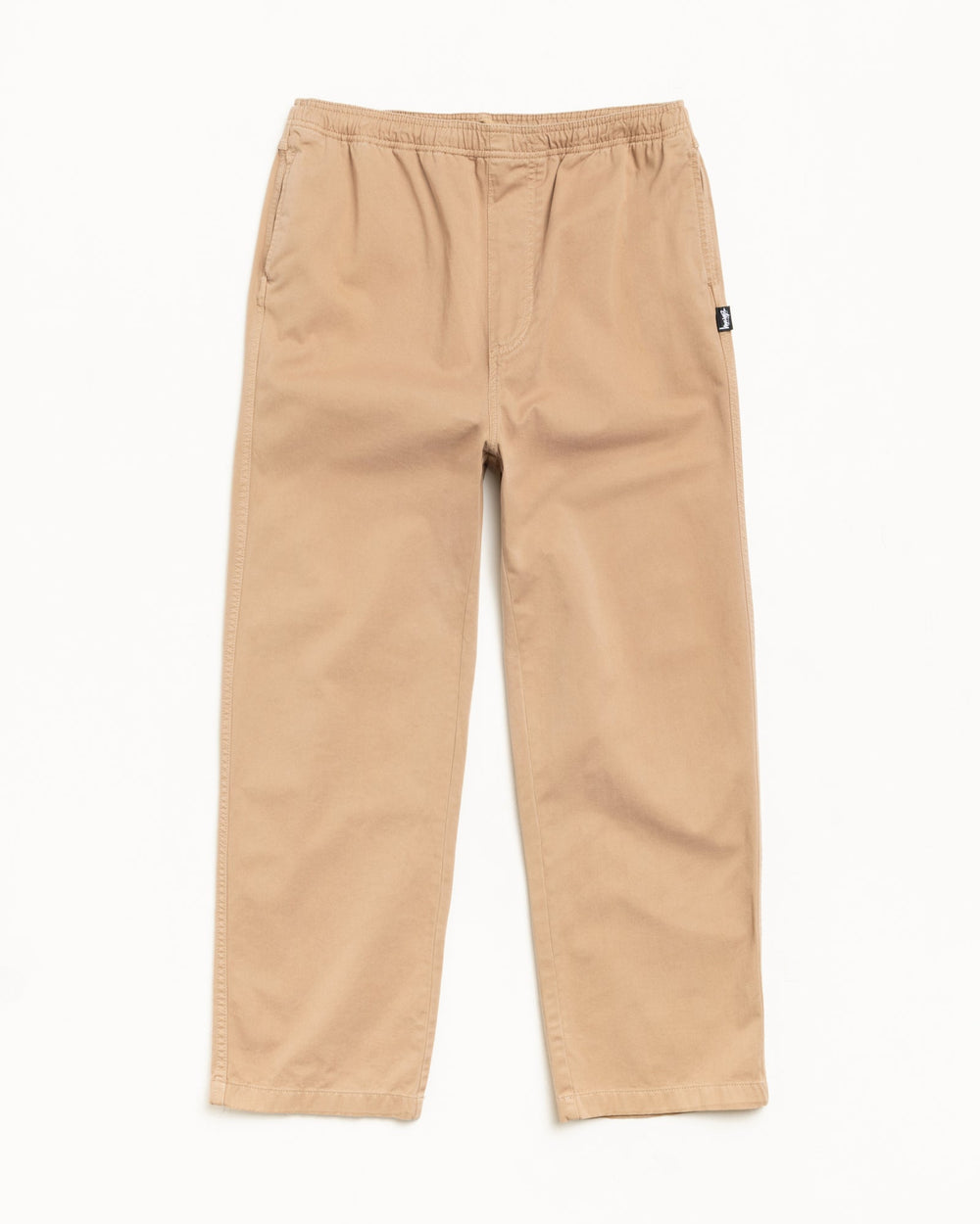Beach Pant Cotton Twill Unisex In Khaki | hero:main:collection:new-arrivals,shirts,tops-shirts,all,tees,outerwear,denim,knits,accessories,sunglasses,hoodies,sweats,mens-hoodies-sweatshirts,shorts,pants,bottoms,crew-sweats,zip-ups,swim,sweatpants,graphics,lazy-tees,mens-swim,womens-swim,swim,basic-9twenty,button-ups,jerseys,thermals,shorts,trunks,cargos,denim-jeans,bottoms,bags,belts,wearables,gear,footwear,button-ups,basic-tops,jerseys, | product-card-slider