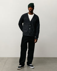Textured Cardigan Mens Long Sleeve In Black | product-card-slider