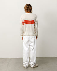 Stüssy Lightweight Striped Sweater in the color Bone