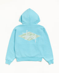 Basic Diamond Zip Hood Mens Long Sleeve In Teal | hero:main:collection:new-arrivals,shirts,tops-shirts,all,tees,outerwear,denim,knits,accessories,sunglasses,hoodies,sweats,mens-hoodies-sweatshirts,shorts,pants,bottoms,crew-sweats,zip-ups,swim,sweatpants,graphics,lazy-tees,mens-swim,womens-swim,swim,basic-9twenty,button-ups,jerseys,thermals,shorts,trunks,cargos,denim-jeans,bottoms,bags,belts,wearables,gear,footwear,button-ups,basic-tops,jerseys, | product-card-slider