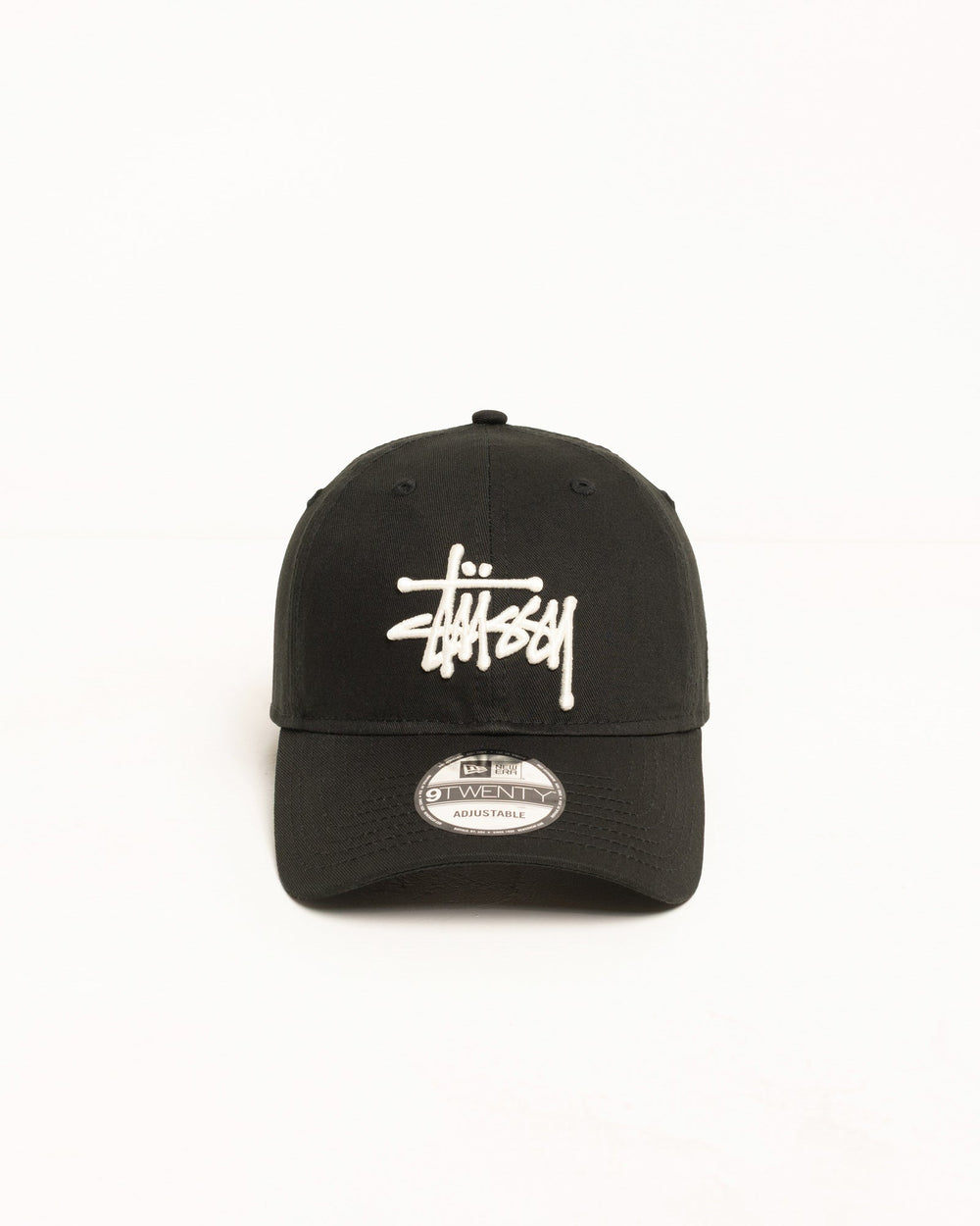 Stüssy 9TWENTY Basic Cap in the color Black | hero:main:collection:new-arrivals,shirts,tops-shirts,all,tees,outerwear,denim,knits,accessories,sunglasses,hoodies,sweats,mens-hoodies-sweatshirts,shorts,pants,bottoms,crew-sweats,zip-ups,swim,sweatpants,graphics,lazy-tees,mens-swim,womens-swim,swim,basic-9twenty,button-ups,jerseys,thermals,shorts,trunks,cargos,denim-jeans,bottoms,bags,belts,wearables,gear,footwear,button-ups,basic-tops,jerseys, | product-card-slider