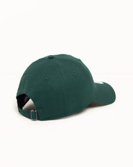 Stüssy 9TWENTY Basic unisex cap in dark green cotton twill with adjustable strapback