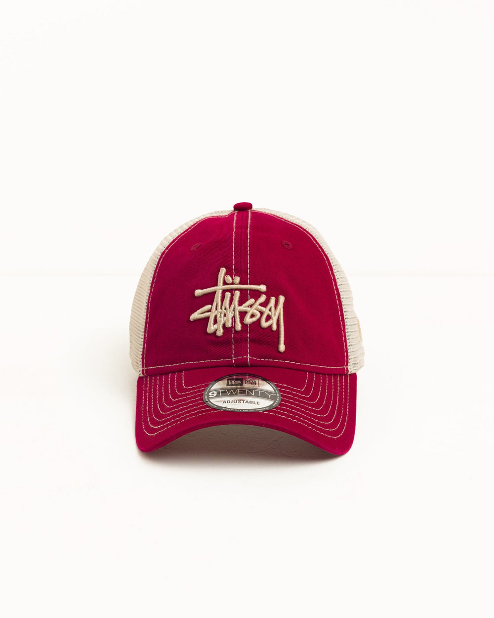 9TWENTY Washed Basic Trucker Cap, Unisex, in Cardinal | hero:main:collection:new-arrivals,shirts,tops-shirts,all,tees,outerwear,denim,knits,accessories,sunglasses,hoodies,sweats,mens-hoodies-sweatshirts,shorts,pants,bottoms,crew-sweats,zip-ups,swim,sweatpants,graphics,lazy-tees,mens-swim,womens-swim,swim,basic-9twenty,button-ups,jerseys,thermals,shorts,trunks,cargos,denim-jeans,bottoms,bags,belts,wearables,gear,footwear,button-ups,basic-tops,jerseys, | product-card-slider