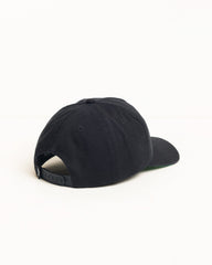 Big Stock Snapback Cap headwear in the color Black