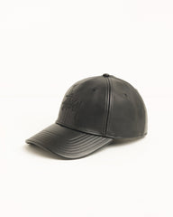 Lp Leather Strapback Cap Unisex In Black | product-card-slider