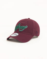 Cursive 9twenty Cap Unisex In Maroon | product-card-slider