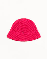 Basic Linen Knit Bucket Unisex In Red | product-card-slider