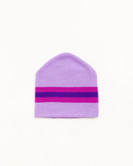 Stripe Ski Beanie Unisex In Purple | product-card-slider