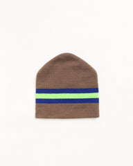 Stripe Ski Beanie Unisex In Tan | product-card-slider
