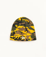 Basic Jacquard Skullcap Unisex In Yellow Camo | hero:main:collection:new-arrivals,shirts,tops-shirts,all,tees,outerwear,denim,knits,accessories,sunglasses,hoodies,sweats,mens-hoodies-sweatshirts,shorts,pants,bottoms,crew-sweats,zip-ups,swim,sweatpants,graphics,lazy-tees,swim,basic-9twenty,button-ups,shorts,cargos,denim-jeans,bottoms,bags,belts,wearables,gear,footwear,button-ups,basic-tops,jerseys,big-ol,classics,slim,jackets,all, | product-card-slider