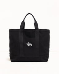 Canvas Extra Large Tote Bag Unisex In Black | hero:main:collection:new-arrivals,shirts,tops-shirts,all,tees,outerwear,denim,knits,accessories,sunglasses,hoodies,sweats,mens-hoodies-sweatshirts,shorts,pants,bottoms,crew-sweats,zip-ups,swim,sweatpants,bags, | product-card-slider
