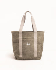 WAXED CANVAS MARKET TOTE Accessories in the color Stone | hero:main:collection:bags,new-arrivals,shirts,tops-shirts,all,tees,outerwear,denim,knits,accessories,sunglasses,hoodies,sweats,mens-hoodies-sweatshirts,shorts,pants,bottoms,crew-sweats,zip-ups,swim,sweatpants, | product-card-slider