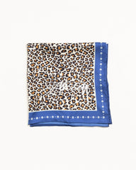 Pattern Silk Bandana Accessories In Leopard