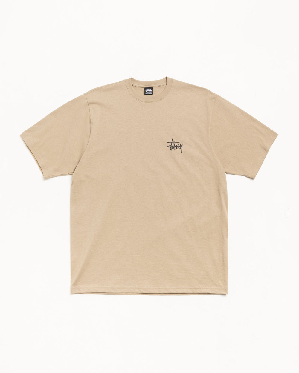 Basic Stussy Tee Mens Short Sleeve In Khaki | product-card-slider