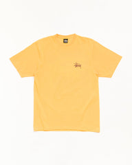 Basic Stussy Pig. Dyed Tee Unisex Short Sleeve In Marigold | product-card-slider