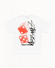 Tall Dice Tee Mens Short Sleeve In White | hero:main:collection:graphics,lazy-tees,mens-swim,womens-swim,swim,basic-9twenty,button-ups,jerseys,thermals,shorts,trunks,cargos,denim-jeans,bottoms,bags,belts,wearables,gear,footwear,new-arrivals,new-test,spring-summer-collection,shirts,tops-shirts,all,tees,outerwear,denim,knits,accessories,sunglasses,hoodies,sweats,mens-hoodies-sweatshirts,shorts,pants,bottoms | product-card-slider