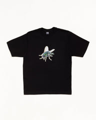 Fly Gear Tee Unisex Short Sleeve In Black | hero:main:collection:new-arrivals,shirts,tops-shirts,all,tees,outerwear,denim,knits,accessories,sunglasses,hoodies,sweats,mens-hoodies-sweatshirts,shorts,pants,bottoms,crew-sweats,zip-ups,swim,sweatpants,graphics,lazy-tees,mens-swim,womens-swim,swim,basic-9twenty,button-ups,jerseys,thermals,shorts,trunks,cargos,denim-jeans,bottoms,bags,belts,wearables,gear,footwear,button-ups,basic-tops,jerseys, | product-card-slider