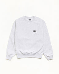 Basic Stüssy Crew fleece sweatshirt in Ash Heather | product-card-slider