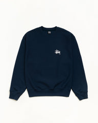 Basic Stüssy Crew unisex fleece sweatshirt in navy | product-card-slider