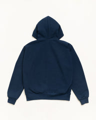 Snakeskin Zip Hood Unisex Long Sleeve In Navy | product-card-slider