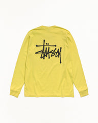 Basic Stussy Pig. Dyed Ls Tee Unisex Long Sleeve In Palm | hero:main:collection:new-arrivals,shirts,tops-shirts,all,tees,outerwear,denim,crew-sweats,knits,accessories,sunglasses,hoodies,sweats,mens-hoodies-sweatshirts,shorts,pants,bottoms,basic-stussy-sweats,basic-stussy-tees, | product-card-slider