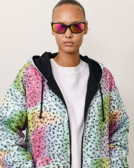 Stussy Tears Julian Sunglasses Unisex In Frost Blk/polr Violet Lens
