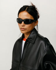 Adrian Sunglasses Unisex In Matte Rubber/black/black Lens | product-card-slider