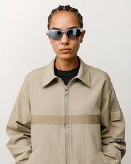 Hiro Sunglasses Unisex In Frost Clear / Mirror Lens