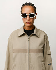 Roman Sunglasses Unisex In Bone/black Lens | product-card-slider