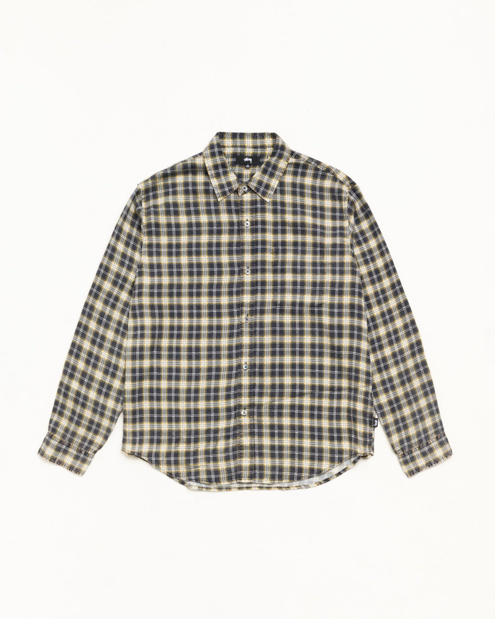 Matthew Plaid Shirt Unisex Short Sleeve In Black | hero:main:collection:new-arrivals,shirts,tops-shirts,all,tees,outerwear,denim,knits,accessories,sunglasses,hoodies,sweats,mens-hoodies-sweatshirts,shorts,pants,bottoms,crew-sweats,zip-ups,swim,sweatpants,graphics,lazy-tees,mens-swim,womens-swim,swim,basic-9twenty,button-ups,jerseys,thermals,shorts,trunks,cargos,denim-jeans,bottoms,bags,belts,wearables,gear,footwear,button-ups,basic-tops,jerseys, | product-card-slider