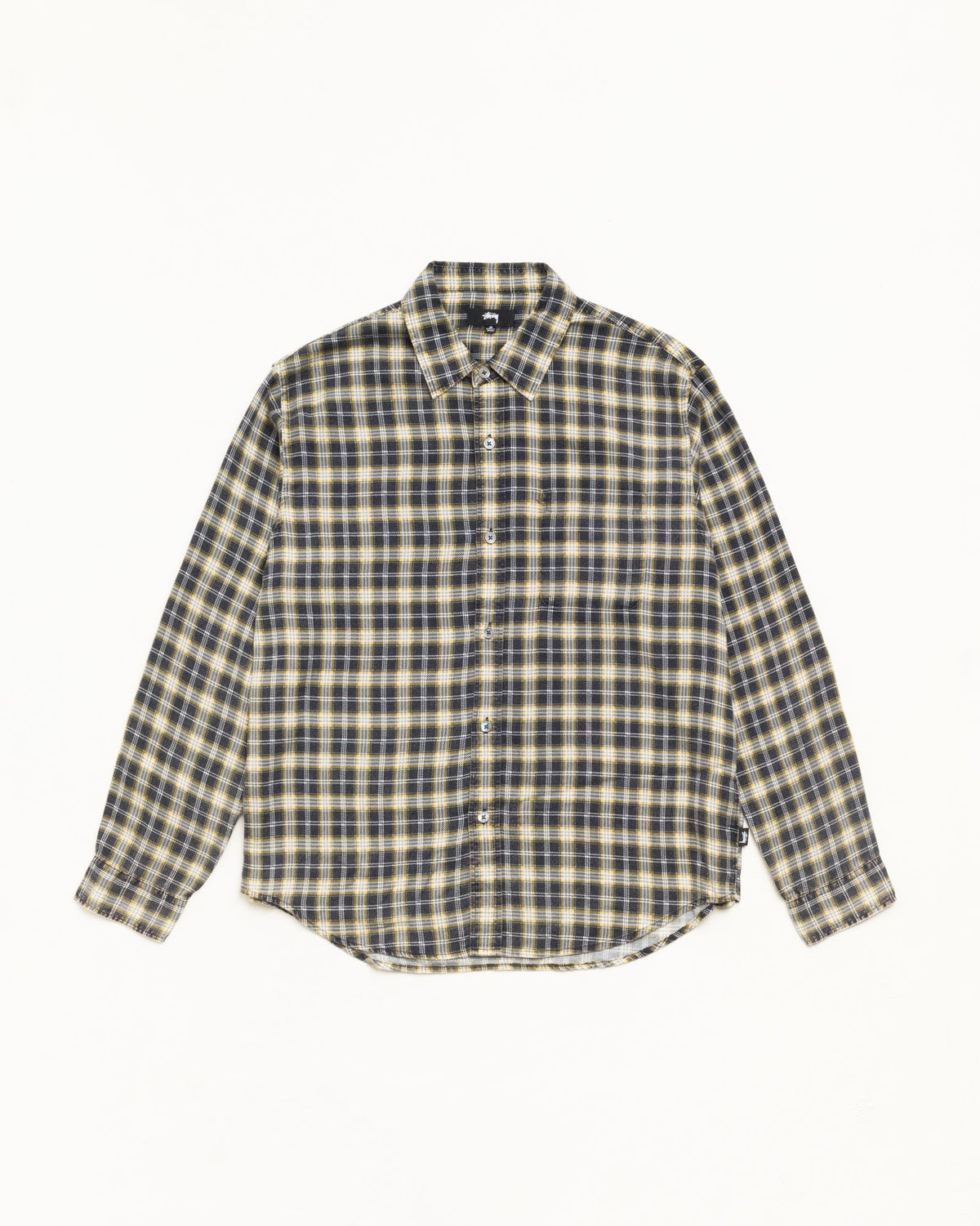 Matthew Plaid Shirt Unisex Short Sleeve In Black | hero:main:collection:new-arrivals,shirts,tops-shirts,all,tees,outerwear,denim,knits,accessories,sunglasses,hoodies,sweats,mens-hoodies-sweatshirts,shorts,pants,bottoms,crew-sweats,zip-ups,swim,sweatpants,graphics,lazy-tees,mens-swim,womens-swim,swim,basic-9twenty,button-ups,jerseys,thermals,shorts,trunks,cargos,denim-jeans,bottoms,bags,belts,wearables,gear,footwear,button-ups,basic-tops,jerseys, | product-card-slider