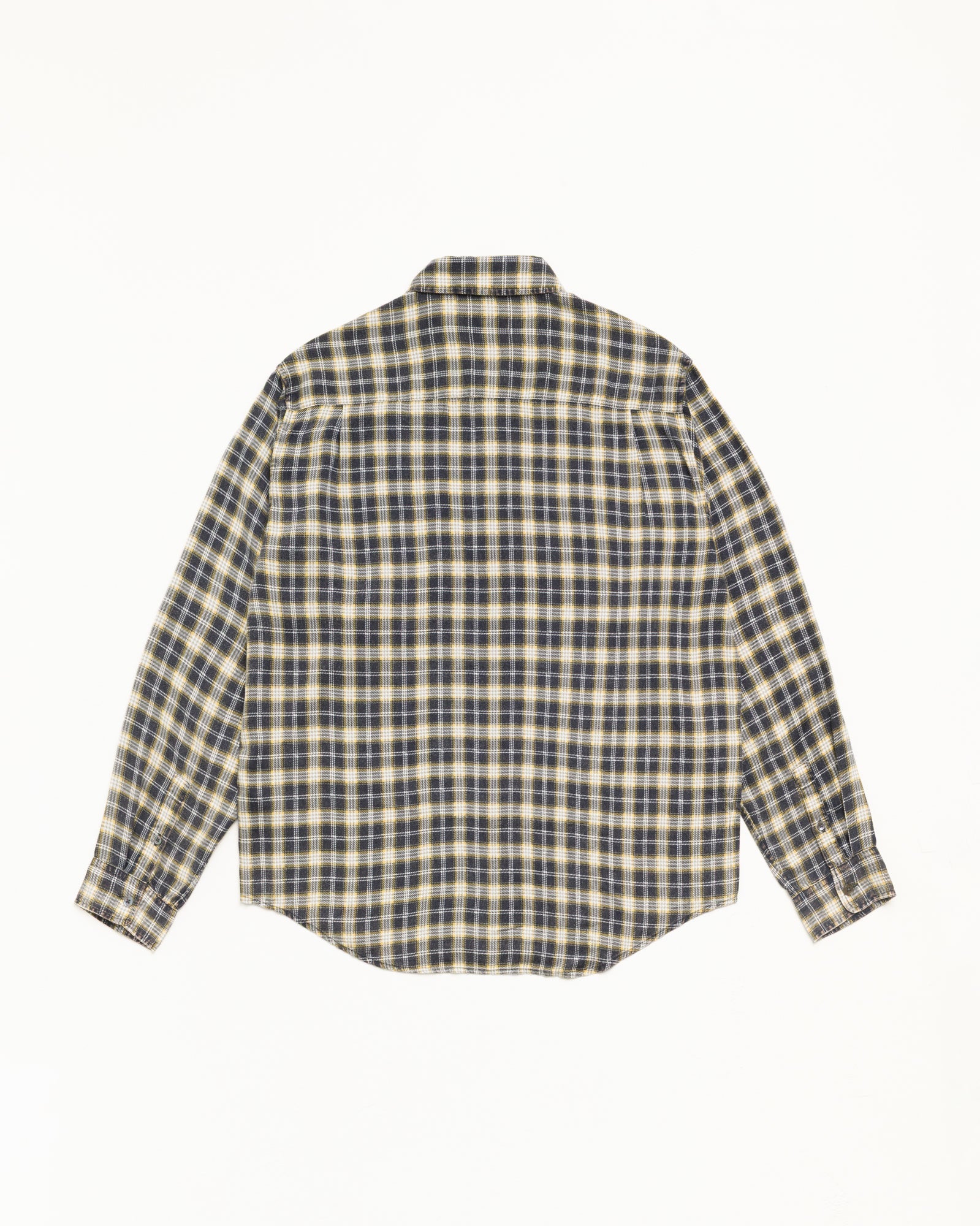 Matthew Plaid Shirt Unisex Short Sleeve In Black | product-card-slider